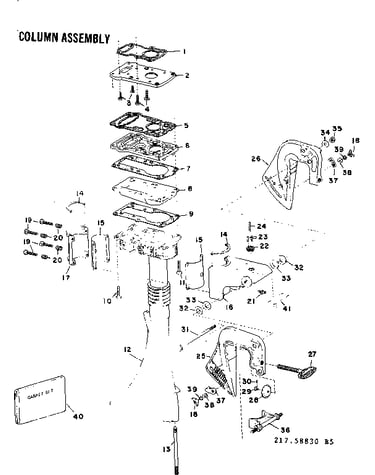 Column assembly