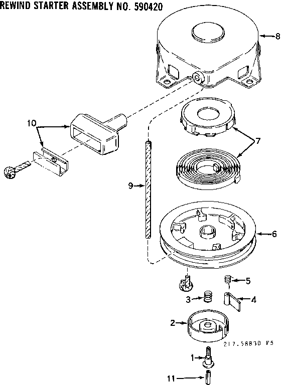 REWIND STARTER ASSEMBLY