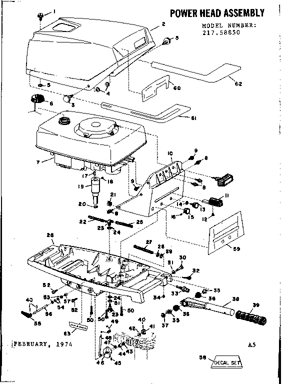 Power head assembly