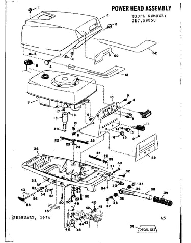 Power head assembly