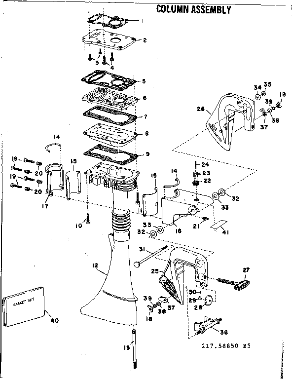 Column assembly