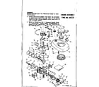 Craftsman 21758850 engine assembly diagram