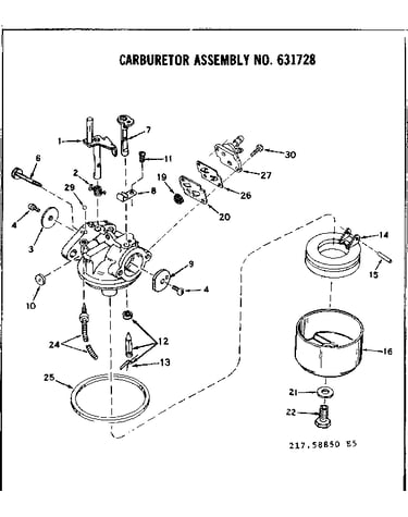Carburetor assembly