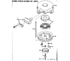 Craftsman 21758850 rewind starter assembly diagram
