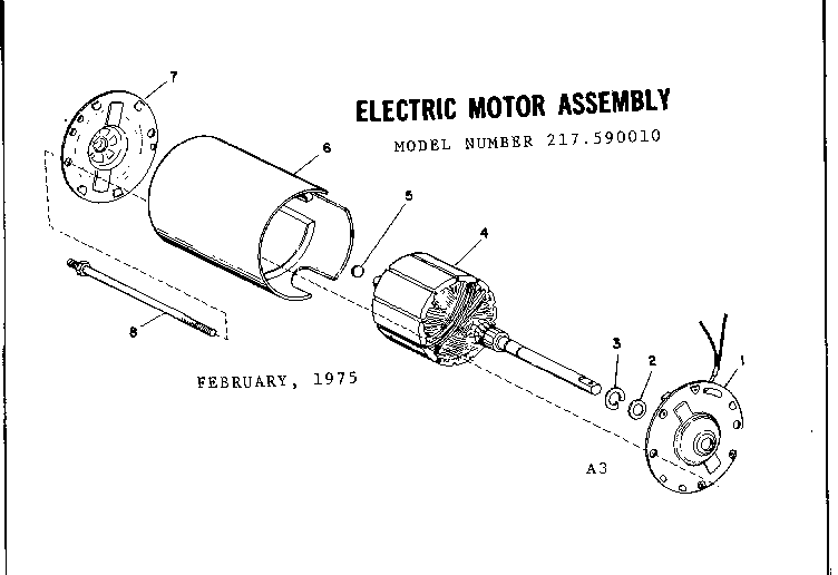 ELECTRIC MOTOR ASSEMBLY