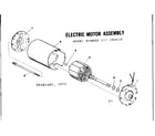 Craftsman 217590010 electric motor assembly diagram