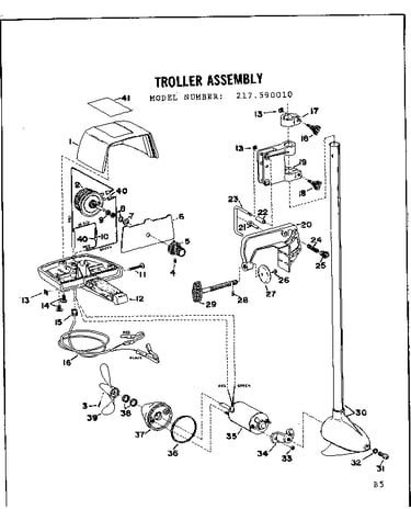 Troller assembly