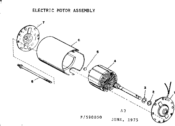 Electric motor assm