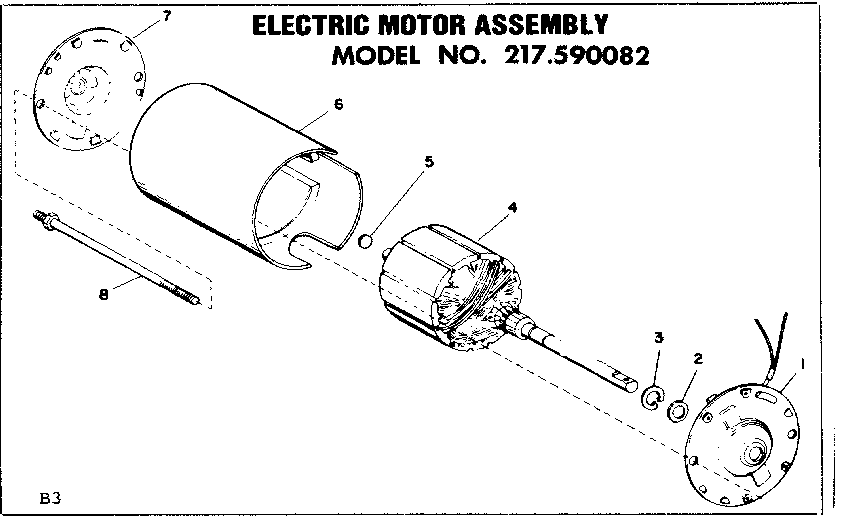 ELECTRIC MOTOR ASSEMBLY