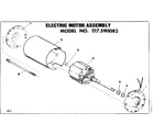 Craftsman 217590082 electric motor assembly diagram