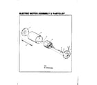 Craftsman 217590084 electric motor assembly diagram