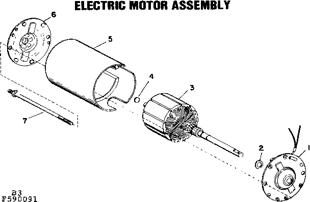 Electric motor assembly