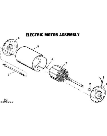 Electric motor assembly
