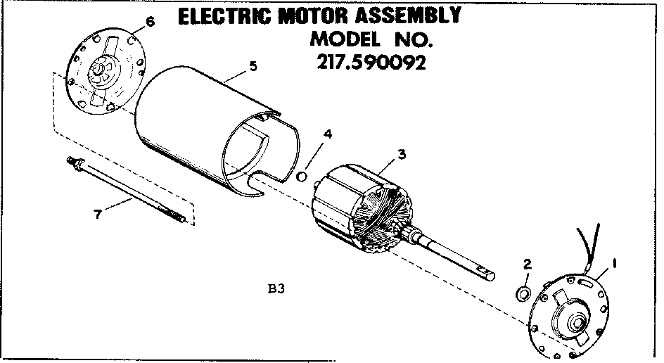 Electric motor assembly