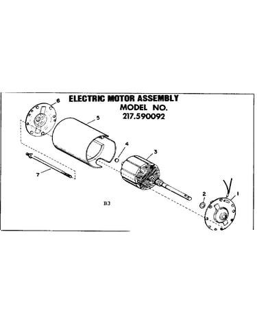 Electric motor assembly