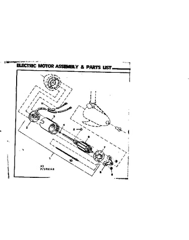 17 lb thrust/electric motor assembly