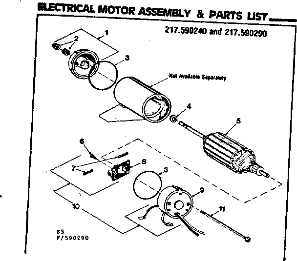 30 lb thrust/electrical motor assembly