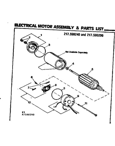 30 lb thrust/electrical motor assembly