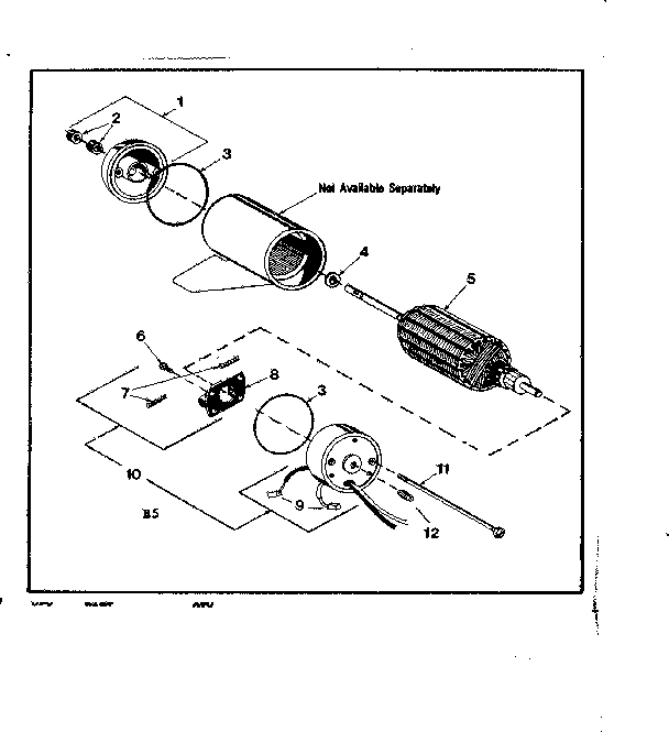 Elec motor assembly