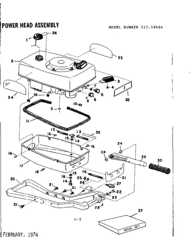 Power head assembly