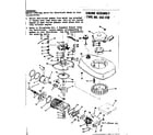 Tecumseh TYPE 642-15B engine assembly diagram