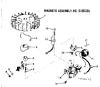 Tecumseh TYPE 642-15B magneto assembly diagram