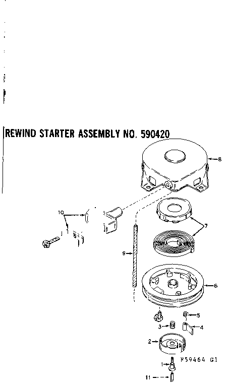 REWIND STARTER ASSEMBLY