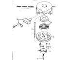 Craftsman 21759491 rewind starter assembly diagram