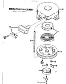 Rewind starter assembly