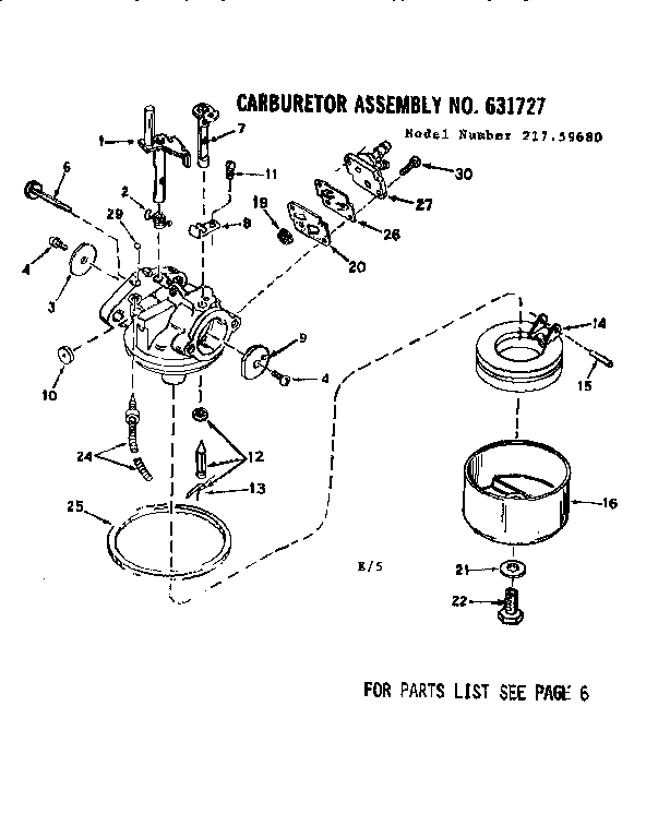 Carburetor assembly