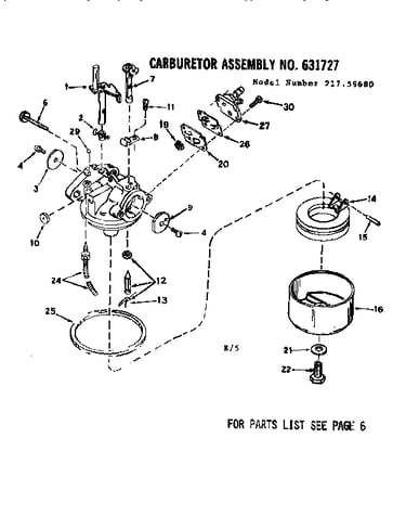 Carburetor assembly
