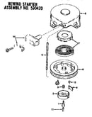 Rewind starter assembly