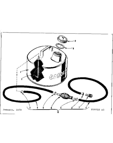 Fuel tank and line