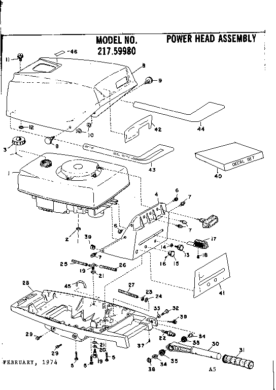 Power head assembly