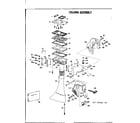 Tecumseh TYPE 643-19B column assembly diagram