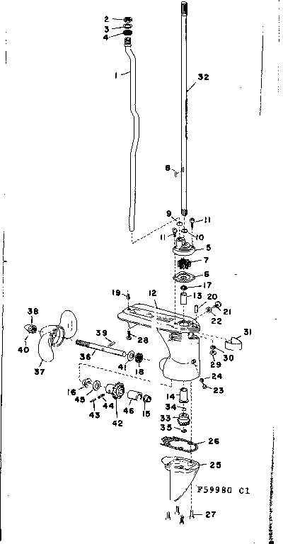 Gear housing asm