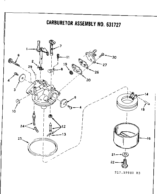 CARBURETOR ASSEMBLY