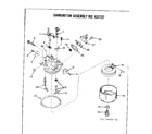 Tecumseh TYPE 643-19B carburetor assembly diagram