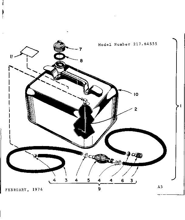 Fuel tank and line
