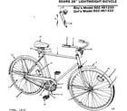 Sears 502451233 frame assembly diagram