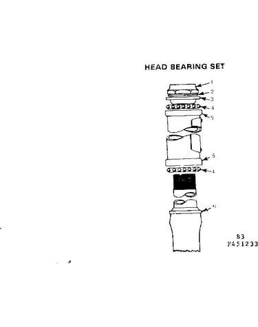 Head bearing set