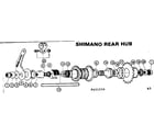 Sears 502451234 shimano rear hub diagram