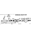 Shimano rear hub