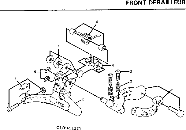 Front derailleur