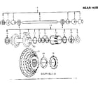 Sears 502451531 rear hub diagram