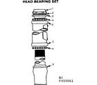 Sears 502455061 head bearing set diagram