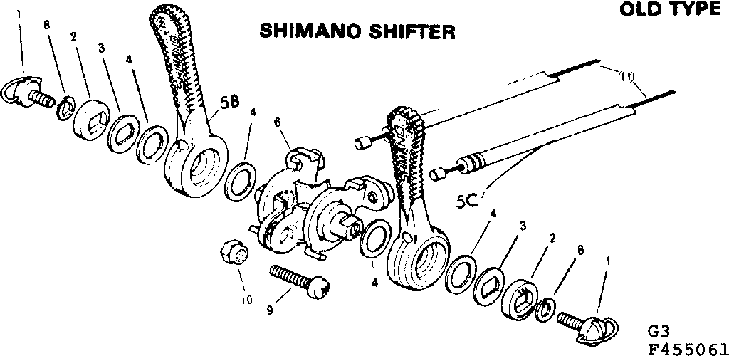 Shimano shifter old type