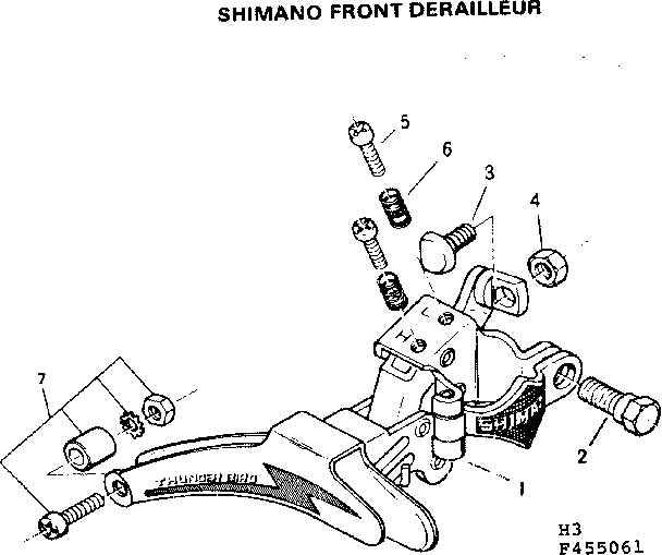Shimano front derailleur