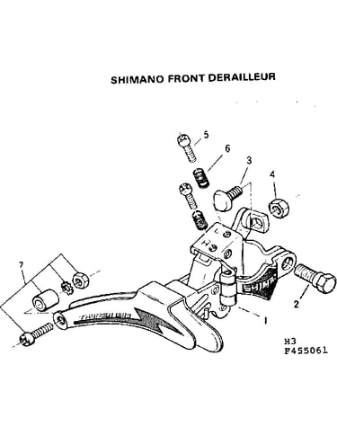 Shimano front derailleur