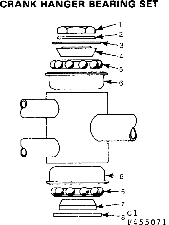 CRANK HANGER BEARING SET